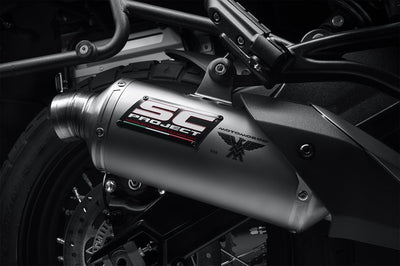 SC Project exhaust for Moto Morini X Cape at dude bikes motorcycle store
