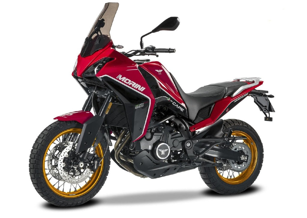 Moto Morini X Cape Red Passion 650cc Golden Wheels