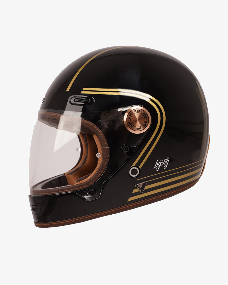 By City Roadster III Black Shiny motorcycle helmet