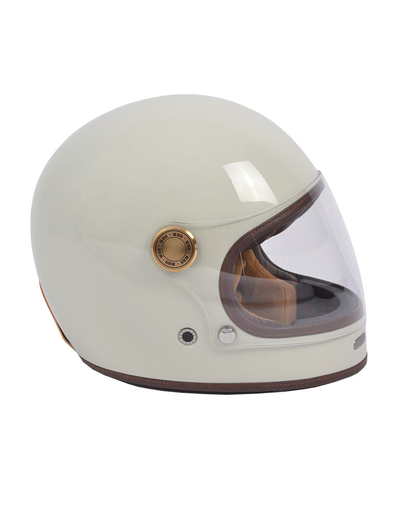 bilt white roadster dot motorcycle helmet By City Roadster II Matt Gray Motorbike Helmet