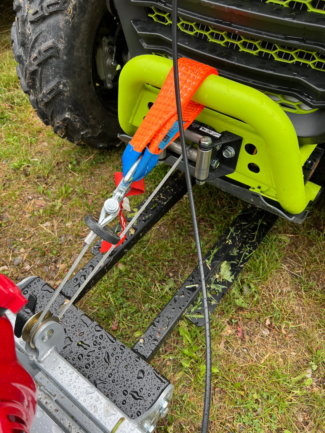Shark ATV front mulched 100 with Honda GX 270 engine, silver