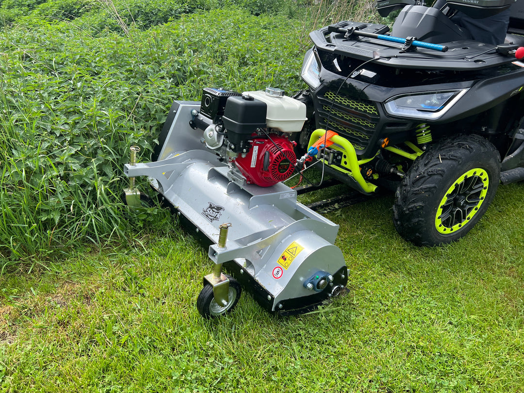 Shark ATV front mulched 100 with Honda GX 270 engine, silver