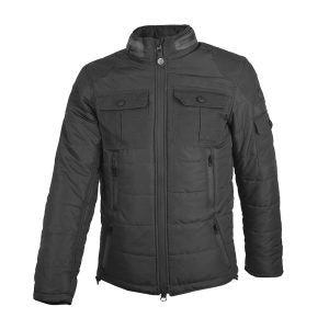 Norway Man motorcycle jacket with padded interior and waterproof central zip at Dude Bikes motorcycle store