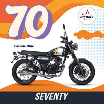 Mash Seventy Cosmic Blue 124cc