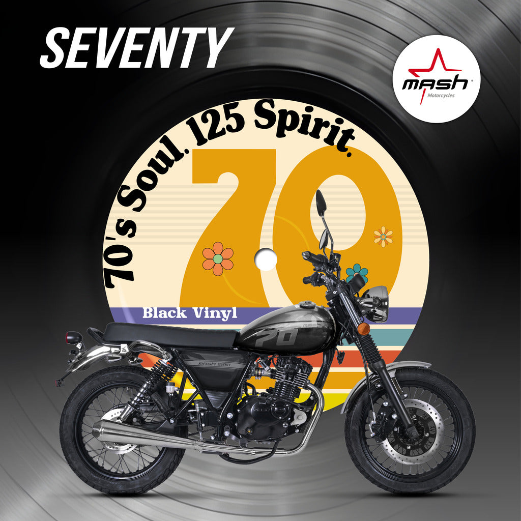 Mash Seventy Black Vinyl 124cc