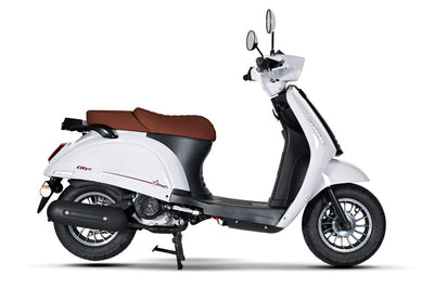 Mash City 50cc scooter White colour at Dude Bikes motorcycle store