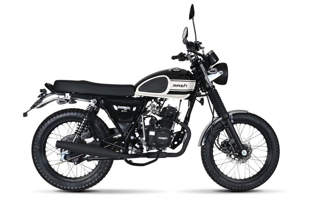 Bike Moto Scrambler Mash Mash Scrambler 50cc Black