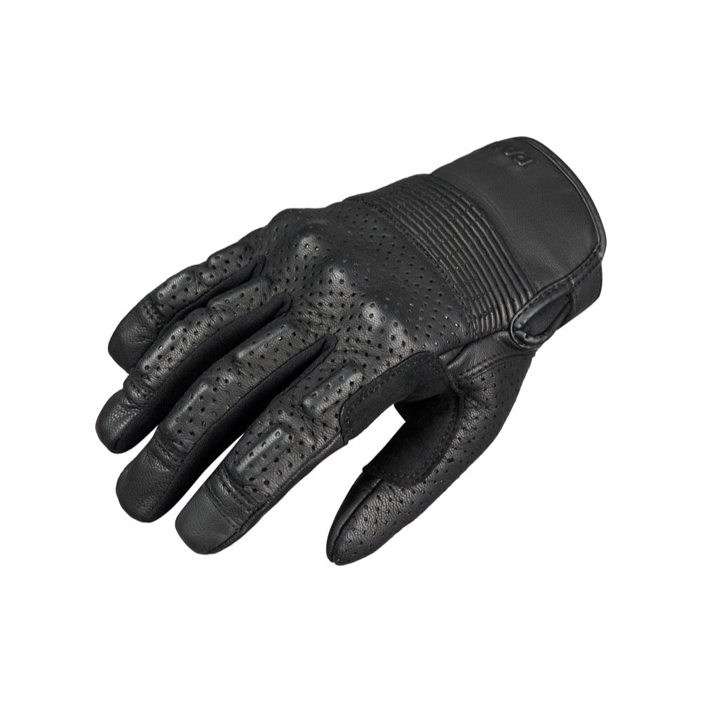 PANDO ONYX BLACK 02 – Leather Motorcycle Gloves