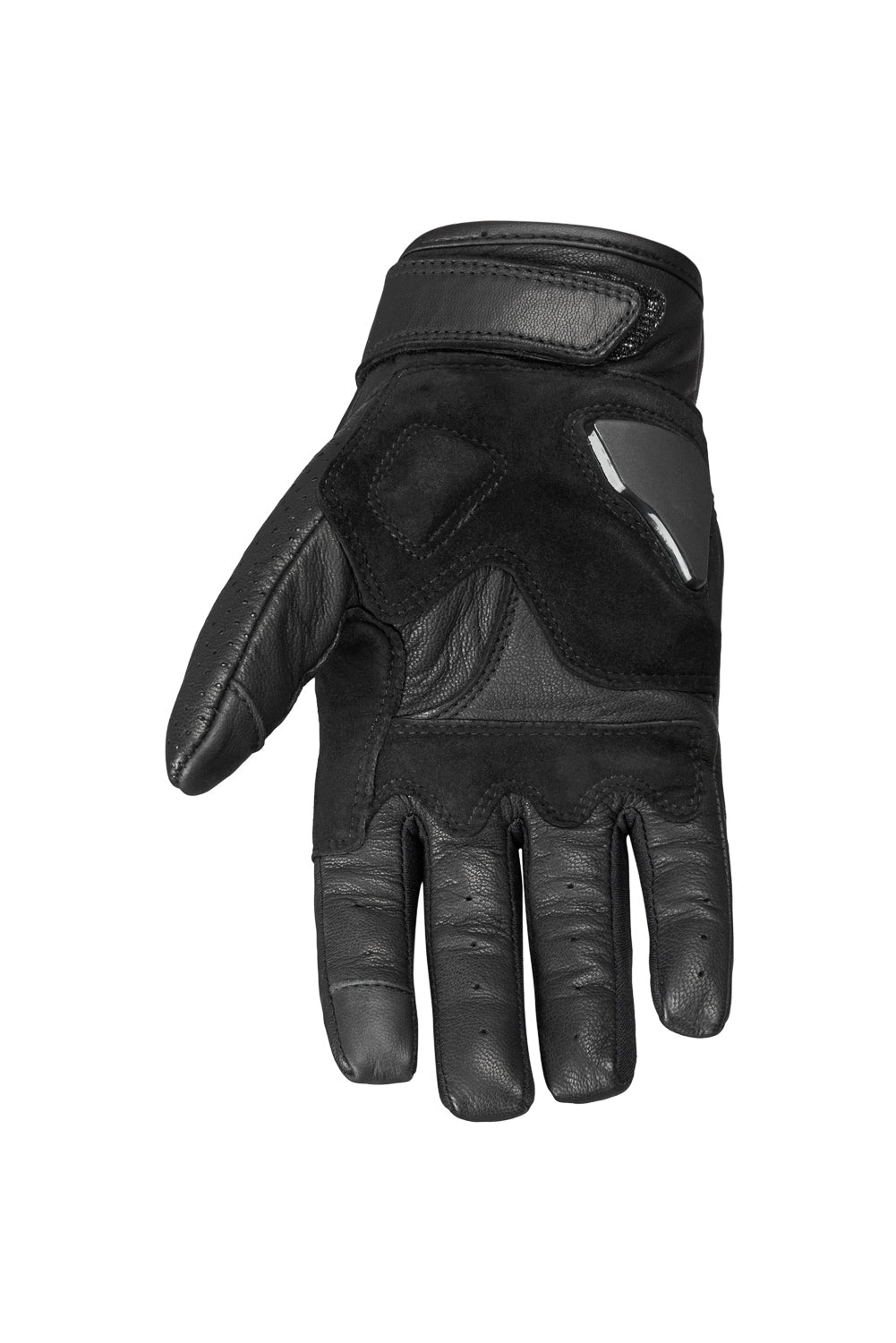 PANDO ONYX BLACK 02 – Leather Motorcycle Gloves