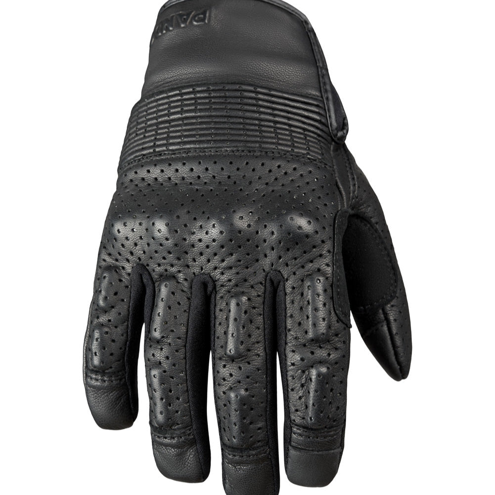 PANDO ONYX BLACK 02 – Leather Motorcycle Gloves