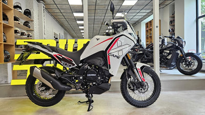 Demo Moto Morini X Cape 700 White adventure motorcycle at dude bikes motorcycle store for sale