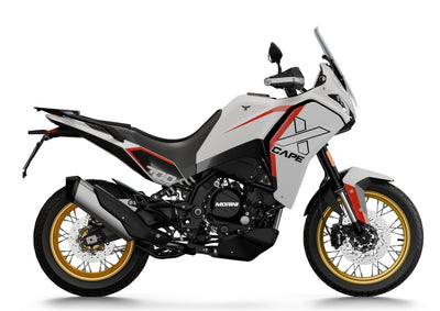 Moto Morini Xcape 700 golden wheels adventure bike at dude bikes motorcycle store