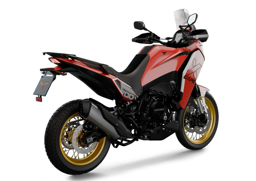 Moto Morini X-Cape 700 Red Golden Wheels