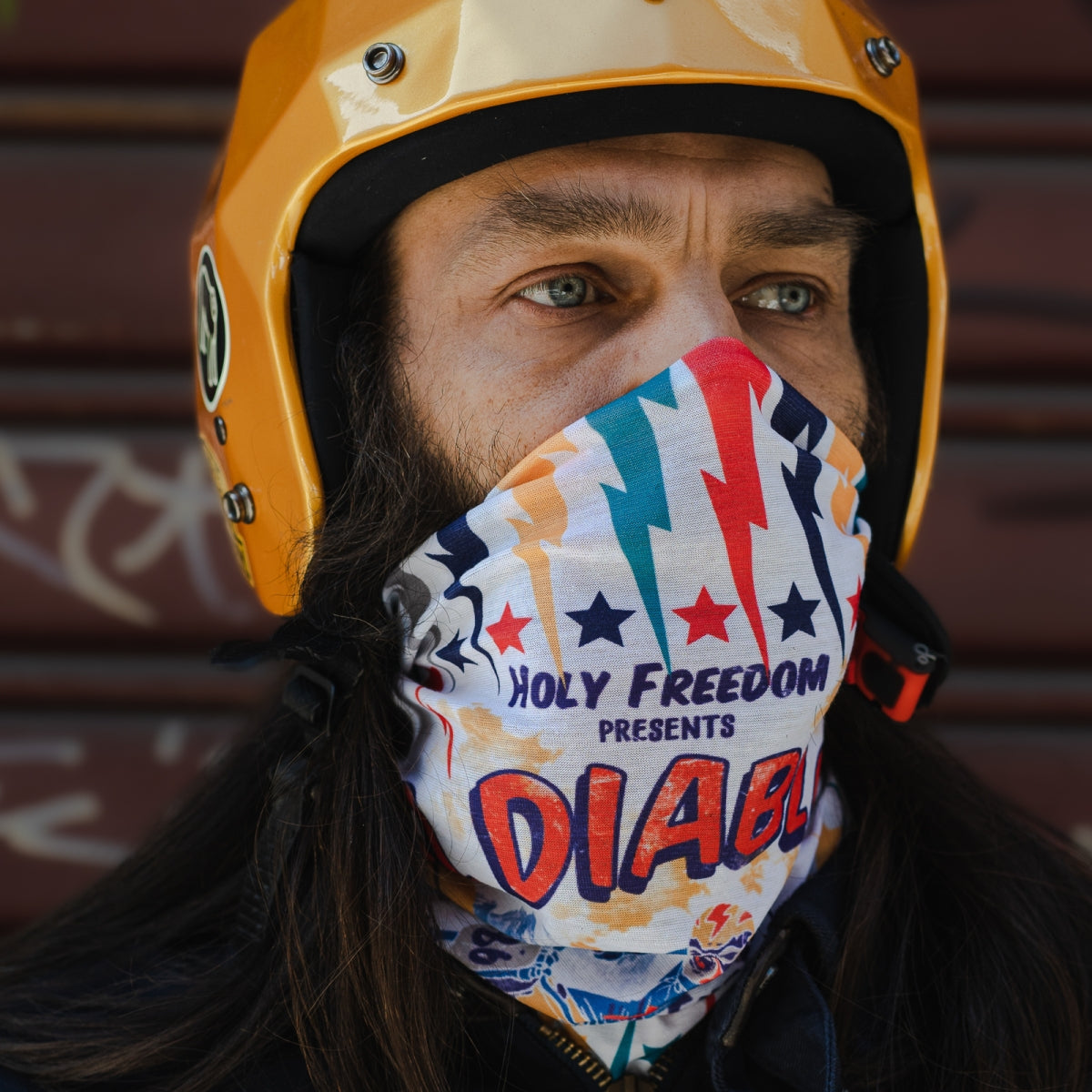el diablo motorcycle helmet Holyfreedom multi function tubular