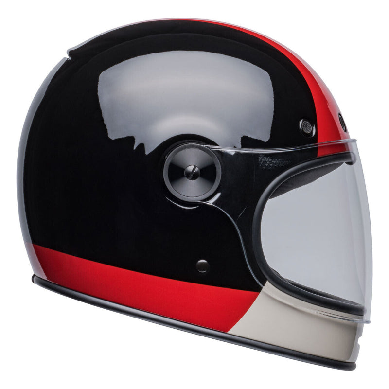 Bell Bullitt Black Burgundy Glossy