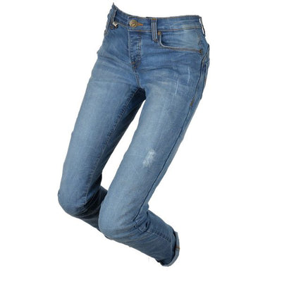 blue motorcycle jeans for women at dude bikes
