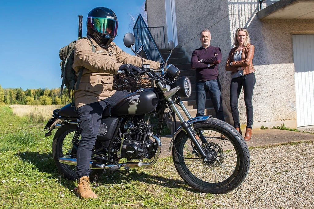 MASH Fifty 50 cc – retro stiliaus mini enduro jaunimui. 4