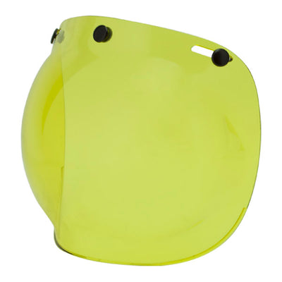 Yellow Bubble Two Strokes Visor for Motorcycle Helmet. More staff at Dude Bikes