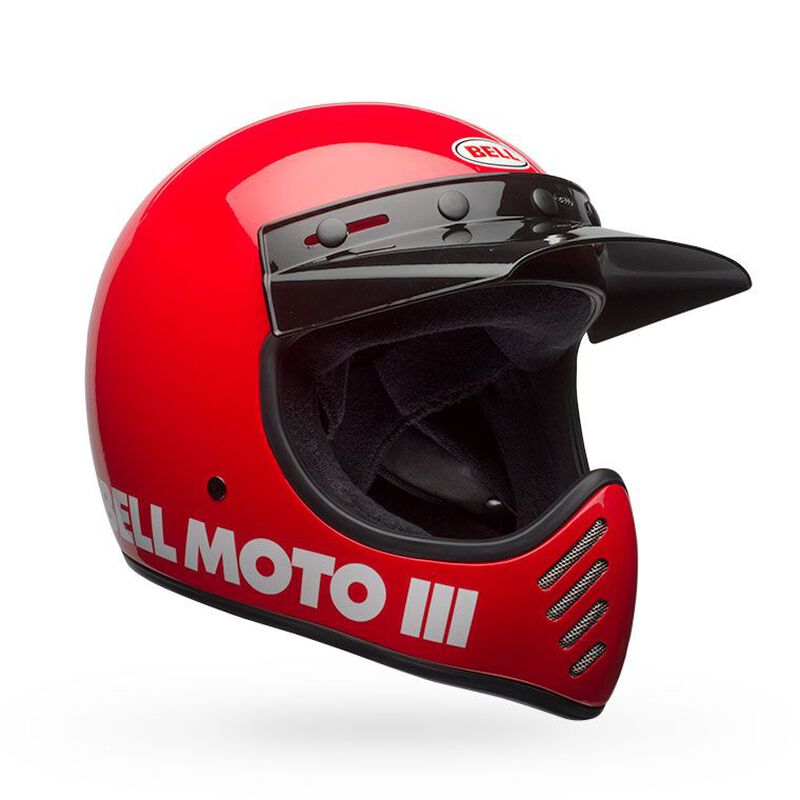 Bell Moto-3 Classic Red motorcycle helmet