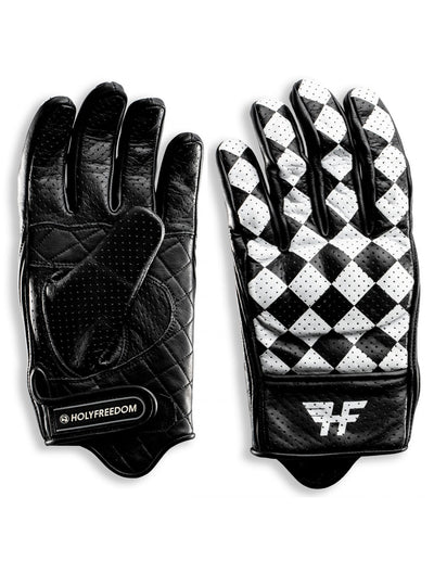 Holyfreedom leather motorcycle gloves